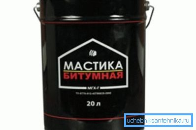 Битуменска мастика за заптивање спојева на канализацији Битуменска мастика за заптивање спојева на канализацији