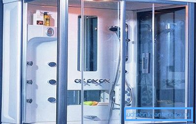 Велика кабина 170к75 са клизним вратима - класична верзија дизајна Велика кабина 170к75 са клизним вратима - класична верзија дизајна