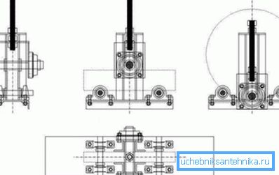 Цртеж главних инсталационих јединица