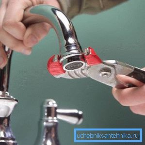 Демонтажу аератор за чишћење Демонтажу аератор за чишћење