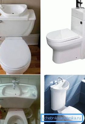 Два у једном тоалету и судопера - сет савршен за мале купатила