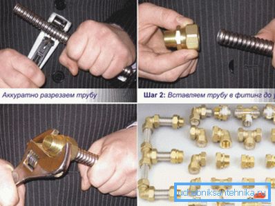 Фазе инсталације фитинга на таложење Фазе инсталације фитинга на таложење