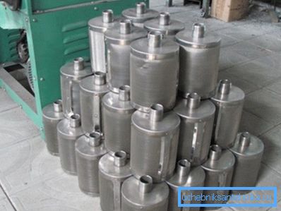 Фотографије фабричких филтера за бунар.