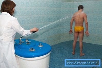 Коришћење Шарцотове душе у веллнесс центру Коришћење Шарцотове душе у веллнесс центру