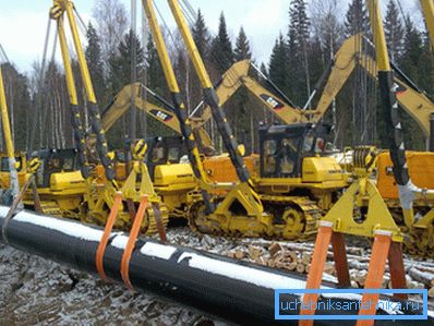 Користите приликом полагања цевовода Користите приликом полагања цевовода