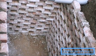Полагање за отворе за одвод. Полагање за отворе за одвод.