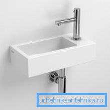 Компактна керамичка умиваоник Компактна керамичка умиваоник