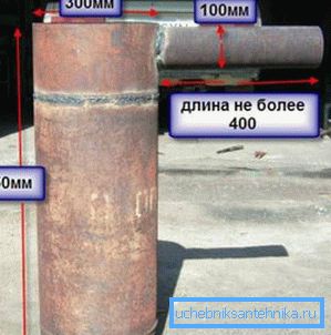 Кућиште уређаја са завареним димњаком. Кућиште уређаја са завареним димњаком.
