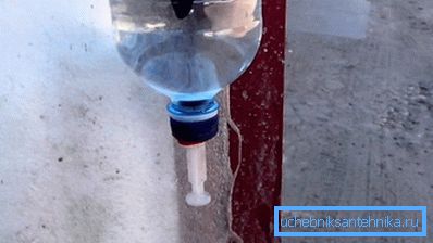 Модел са вентилом из шприца Модел са вентилом из шприца