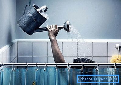 На фотографији - екстремни туш На фотографији - екстремни туш