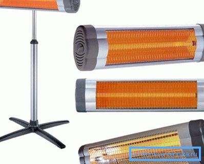 У фото-инфрацрвеним грејачима У фото-инфрацрвеним грејачима