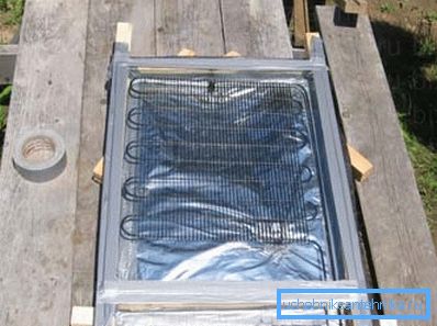 У фото-домаћем соларном колектору