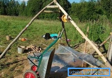 На дизајну статива састављеног на градилишту На дизајну статива састављеног на градилишту