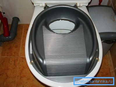 Покривач за мачке на тоалету са перфорираним круговима различитих величина