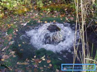 Вода под притиском је посебно активно помешана са другим хоризонтима. Вода под притиском је посебно активно помешана са другим хоризонтима.