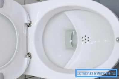 Неуобичајен дизајн у којем су одвод и полица обрнути Неуобичајен дизајн у којем су одвод и полица обрнути