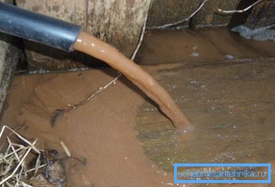 Преусмеравање воде током чишћења Преусмеравање воде током чишћења
