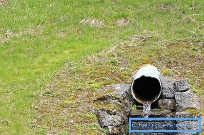 Одвод воде из дренажног система на локацији Одвод воде из дренажног система на локацији