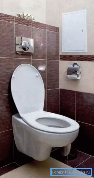 Висећи ВЦ штеди простор због скривеног постављања цистерне Висећи ВЦ штеди простор због скривеног постављања цистерне