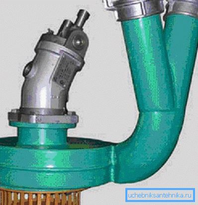 Потопљива пумпа за пумпање прљаве воде.