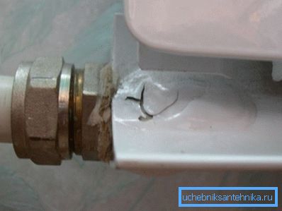 Последице воденог удара у систему грејања Последице воденог удара у систему грејања