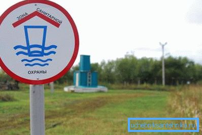 Упозоравајући знаци санитарног периметра за унос воде Упозоравајући знаци санитарног периметра за унос воде