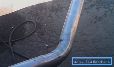 Када се савијање цеви деформише Када се савијање цеви деформише