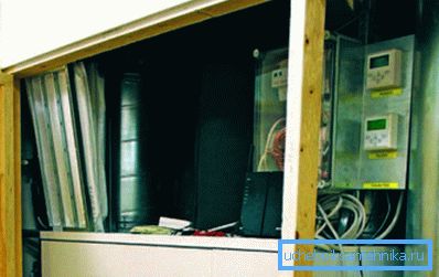 Пример распореда коморе за вентилацију Пример распореда коморе за вентилацију