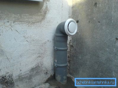 Природна вентилација улазна цев Природна вентилација улазна цев