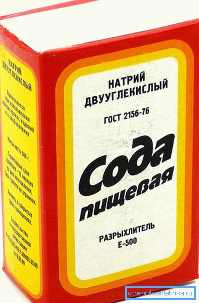 Чишћење цеви са сода Чишћење цеви са сода