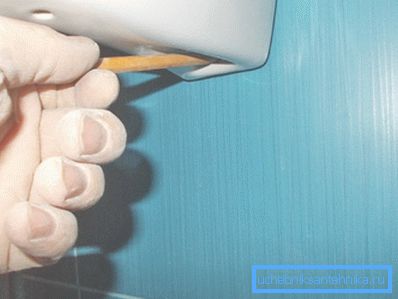 Означавање рупа за сидро. Означавање рупа за сидро.
