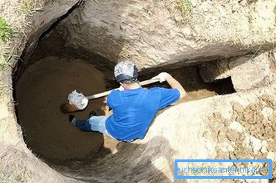 Копање јаме за инсталирање кесона Копање јаме за инсталирање кесона