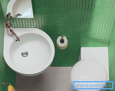 Угаона висина у унутрашњости купатила Угаона висина у унутрашњости купатила