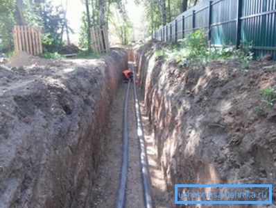 Полагање водоводних цеви Полагање водоводних цеви