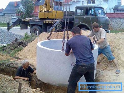 1243 Инсталирање бетонских прстенова са краном