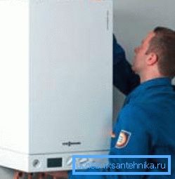 Инсталирање гасног котла на зиду Инсталирање гасног котла на зиду