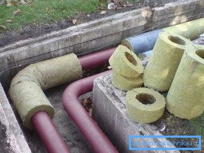 Загревање канализационих цеви - неопходан задатак.