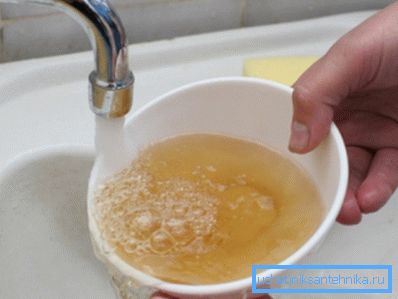 Вода богата гвожђем Вода богата гвожђем