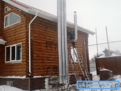 Излаз издувне цеви из подрума Излаз издувне цеви из подрума