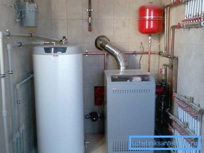 Завршен систем водоснабдевања који користи бунар, који укључује присуство бојлера. Завршен систем водоснабдевања који користи бунар, који укључује присуство бојлера.
